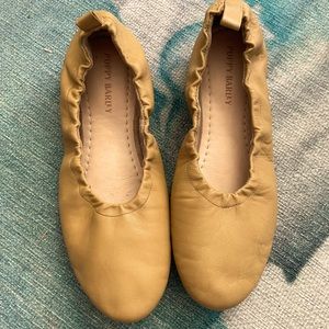 Poppy Barley “In a Cinch” flats Camel 9.5, worn once